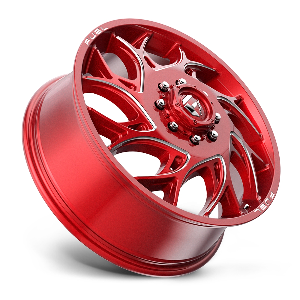 velg FUEL RUNNER DUALLY FRONT D742 Candy Red & Milled